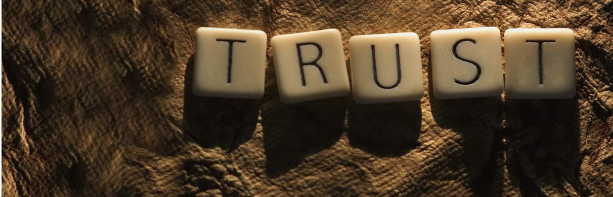 Trust Written with Scrabble